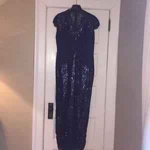 Midnight blue gown